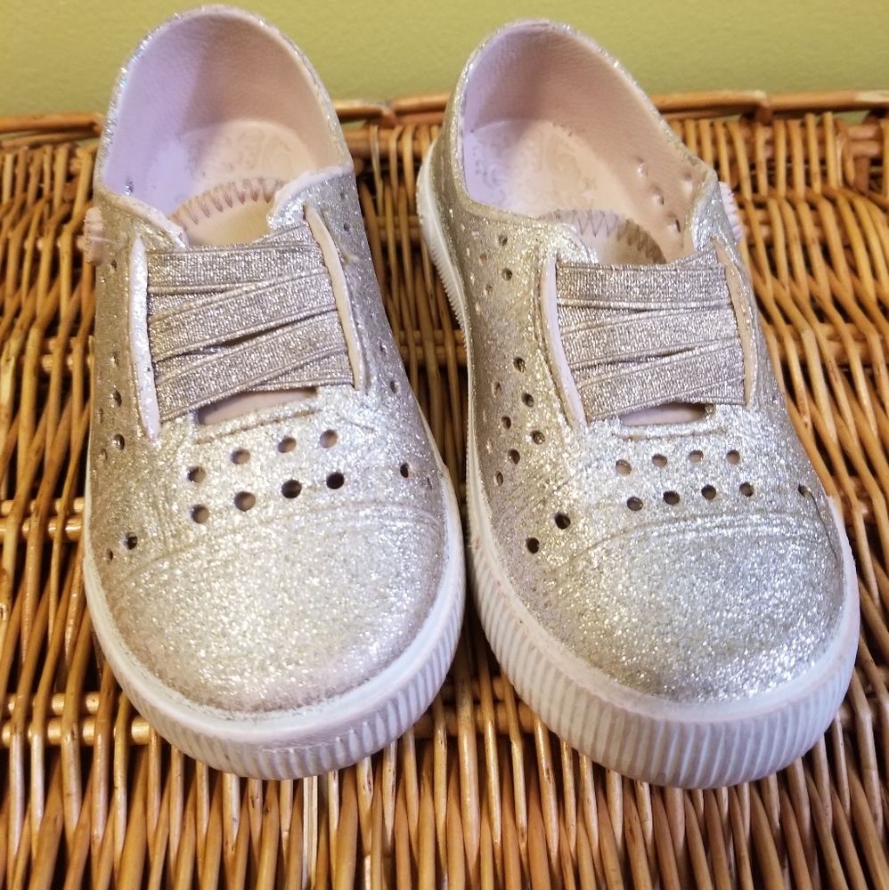 Blowfish Rose Sparkle toddler girls shoes size T8